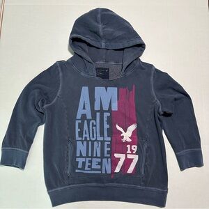 American Eagle Three Quarter Sleeve Hoodie
